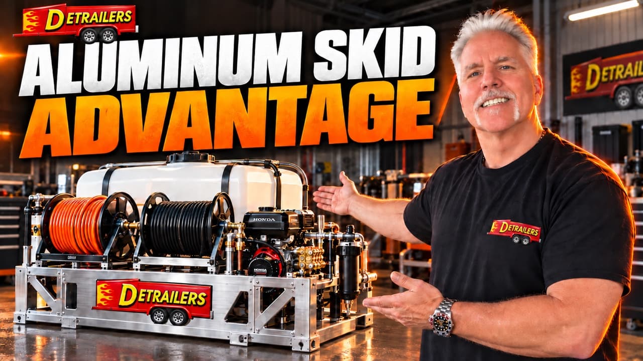 Why Choose an Aluminum Mobile Wash Skid? #Shorts