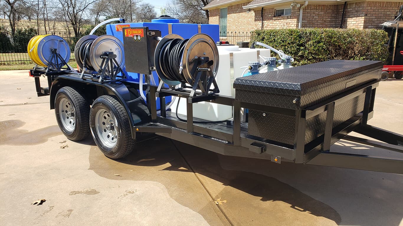 Soft Wash Trailer Mount — DETRAILERS soft wash system (photo 5)