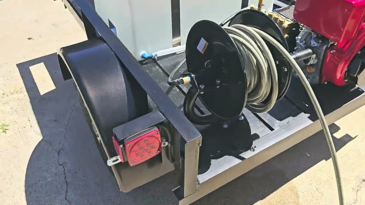 DIESEL MOBILE CAR WASH PRESSURE WASH TRAILER