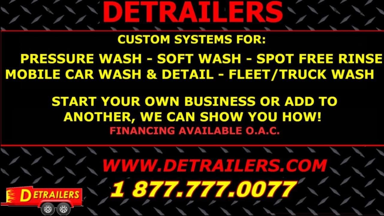 "Mobile Car Wash Trailer for Sale | Start Your Own Business Today!"
