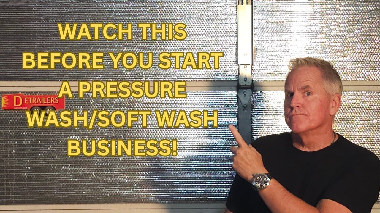"Unleashing the Power: DETRAILERS  Hot Water Pressure Wash System!"