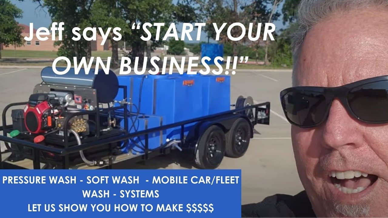START A MOBILE PRESSURE WASH - SOFT WASH - AUTO DETAIL BUSINESS!
